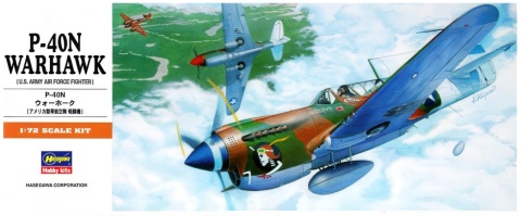 Hasegawa A9-00139 1/72 P-40N Warhawk