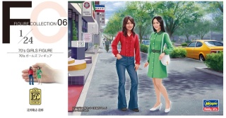 Hasegawa FC06-29106 70's Girls Figure 1/24