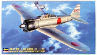Hasegawa JT-43-09143 Mitsubishi A6M2b Zero Fighter Type21