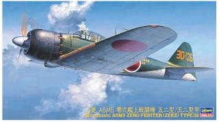 Hasegawa JT-70-09070 Mitsubishi A6M5 Zero Fighter (Zeke) Type 52