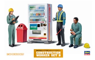 Hasegawa WM06-66006 Construction Worker Set B 1/35