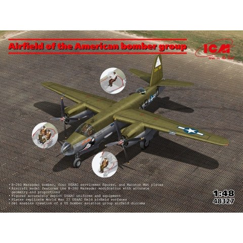 ICM 48327 Airfield of the American Bomber Group