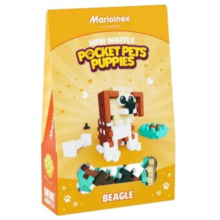Klocki konstrukcyjne Wafle mini Pocketpets Beagle MARIOINEX 907825