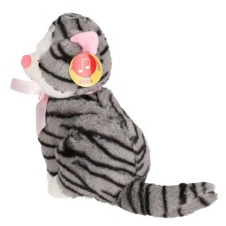 Pluszak 28 cm Kot z głosem 28 cm siedzący DEEF VIC 03734