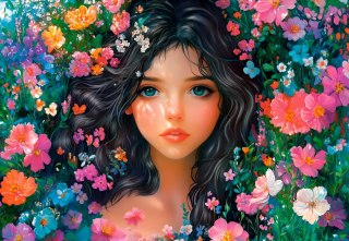 Puzzle 1000 el. Summer Girl CASTORLAND C-105458