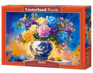 Puzzle 500 el. Flowers in Chinese Porcelain CASTORLAND B-54169