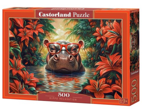 Puzzle 500 el. Hippo Relaxation CASTORLAND B-54176