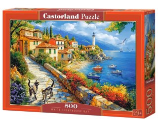 Puzzle 500 el. White Lighthouse Bay CASTORLAND B-54237
