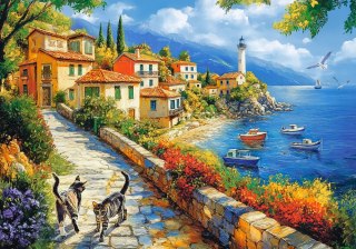 Puzzle 500 el. White Lighthouse Bay CASTORLAND B-54237