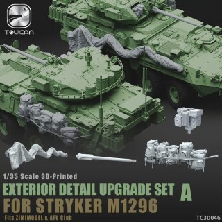 Zimi Model Toucan TC3D046 3D Printed Exterior Detail Upgrade Set A for Stryker M1296