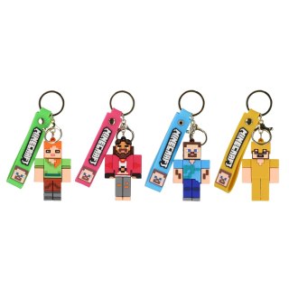 Brelok gumowy klockowy Ludzik 7cm z opaską A 24 006536