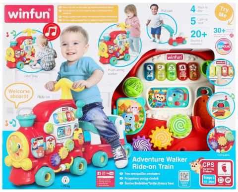 Jezdzik Pociąg światło/dzwięk 50x18x40 SMILY PLAY 250301