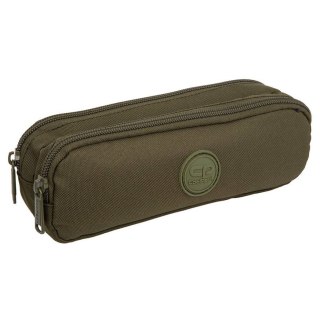 Piórnik saszetka owalna 2zamki Clio RPET oliwnkowy CoolPack PATIO F069640