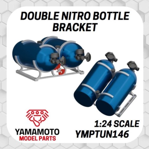 Yamamoto YMPTUN146 Double Nitro Bottle Bracket