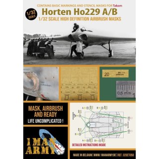 1 Man Army 32DET050 Horten Ho229 A/B (Takom)