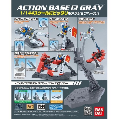 Bandai 59578 ACTION BASE 2 GRAY GUN59578