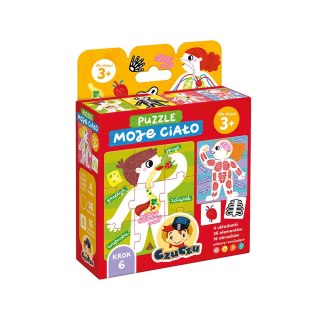 CzuCzu Puzzle Moje ciało dla dzieci 3