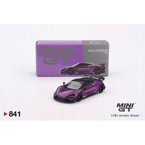 MINI GT 00841-L McLaren 720S LB-Works 2020 Purple