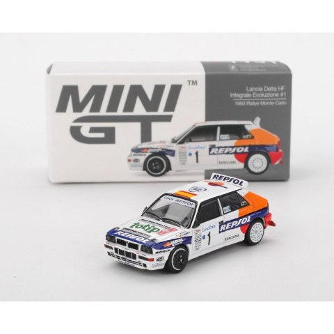 MINI GT 01131 LANCIA DELTA HF Integrale Evoluzione #1 C.Sainz Rallye Monte-Carlo 1993