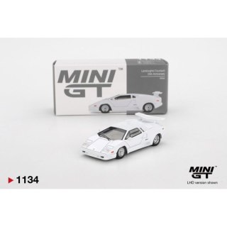 MINI GT 01134 LAMBORGHINI COUNTACH 25th Anniversary 1989 White