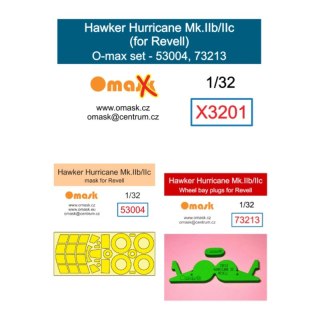 Omask X3201 1/32 Hawker Hurricane Mk.IIb/IIc O-Max Set (for Revell)
