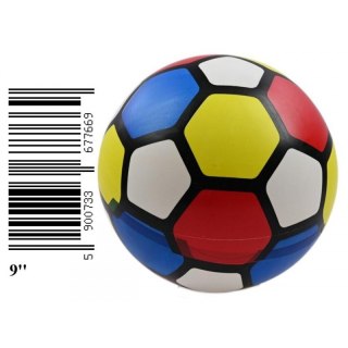 Piłka 23 cm kolorowa kafelki D45325