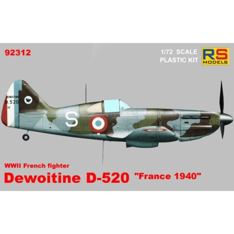 RS Models 92312 Dewoitine D-520 "France 1940"