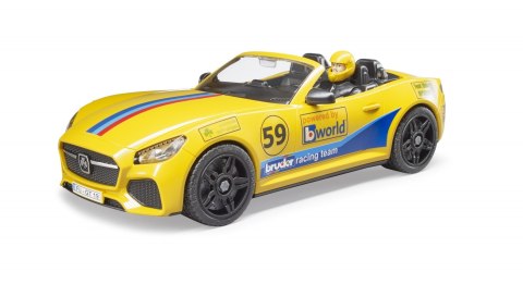 Auto Dodge RAM 2500 Power Wagon z lawetą i autem Roadster Racing Team BRUDER BR-02504