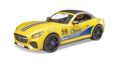 Auto Dodge RAM 2500 Power Wagon z lawetą i autem Roadster Racing Team BRUDER BR-02504