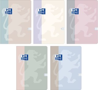 Brulion miękki OXFORD B-LIGHT B5 96 kartek kratka z marginesem