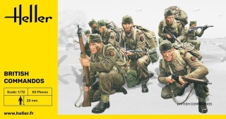 Heller 49632 British Commandos 1/72