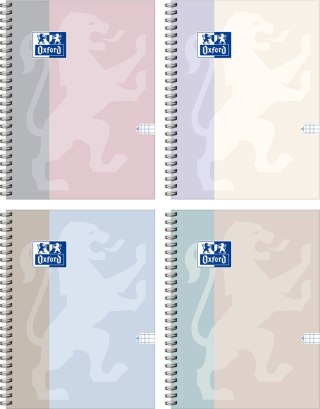 Kołozeszyt OXFORD B-LIGHT A5 80 kartek kratka