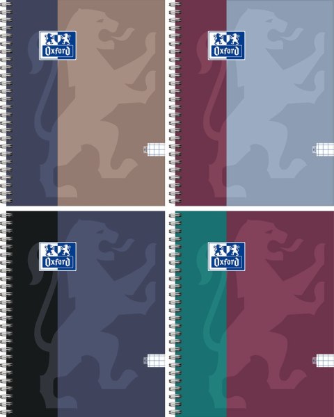 Kołozeszyt OXFORD B-YOU A5 80 kartek kratka