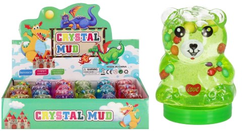 Masa krystaliczna brokat z kuleczkami Miś 5x7 mix6 A 24 324088