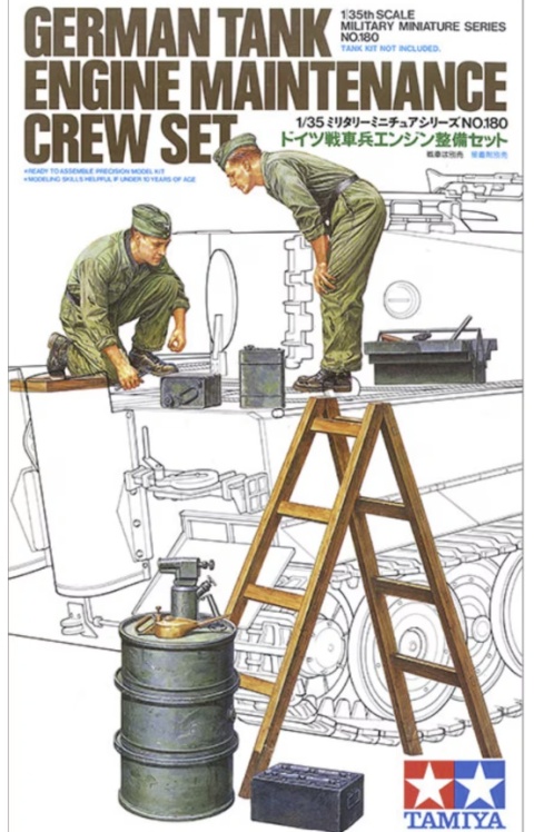 Tamiya 35180 German Engine Maintenance Crew 1/35