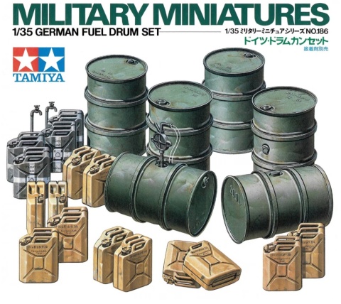 Tamiya 35186 German Fuel Drum 1/35