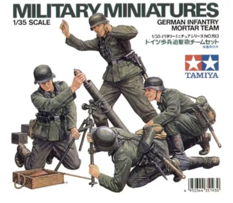 Tamiya 35193 German Infantry Mortar Team 1/35