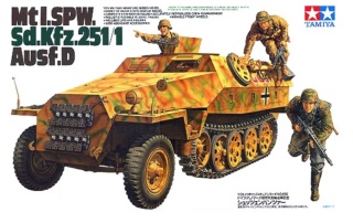 Tamiya 35195 German Mtl.SPW SDkfz.251 Ausf D Halftrack 1/35