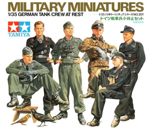 Tamiya 35201 German Tank Crew at Rest 1/35