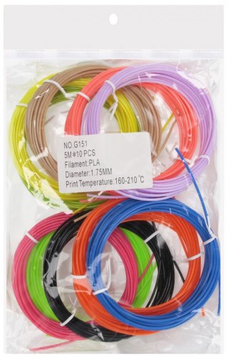 Wkład do długopisu 3D 10kolx5mb 473925