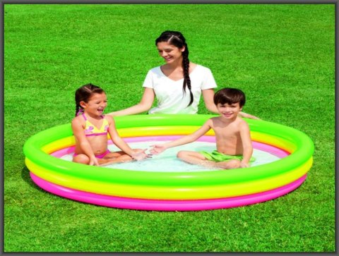 Basen dmuchany 152x30cm z dmuchaną podłogą