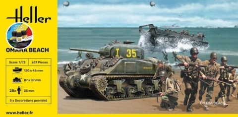 Heller 52332 Starter Kit - Omaha Beach 1/72