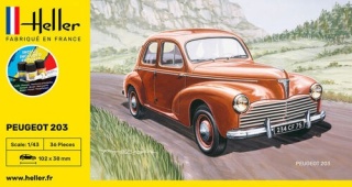 Heller 56160 Starter Set - Peugeot 203 1/43