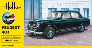 Heller 56161 Starter Set - Peugeot 403 1/43