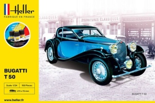 Heller 56706 Starter Set - Bugatti T.50 1/24