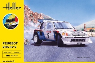 Heller 56716 Starter Set - Peugeot 205 EV2 1/24