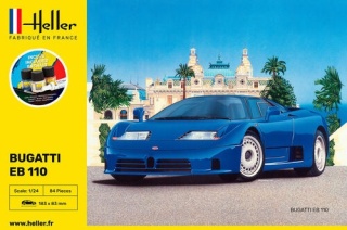 Heller 56738 Starter Kit Bugatti EB 110