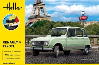 Heller 56759 Starter Set - Renault 4L 1/24