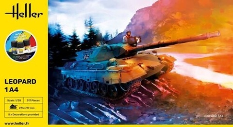 Heller 57126 Starter Kit - Leopard 1A4 1/35