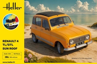 Heller 58704 Starter Kit - Renault 4 TL/GTL Sun Roof 1/24